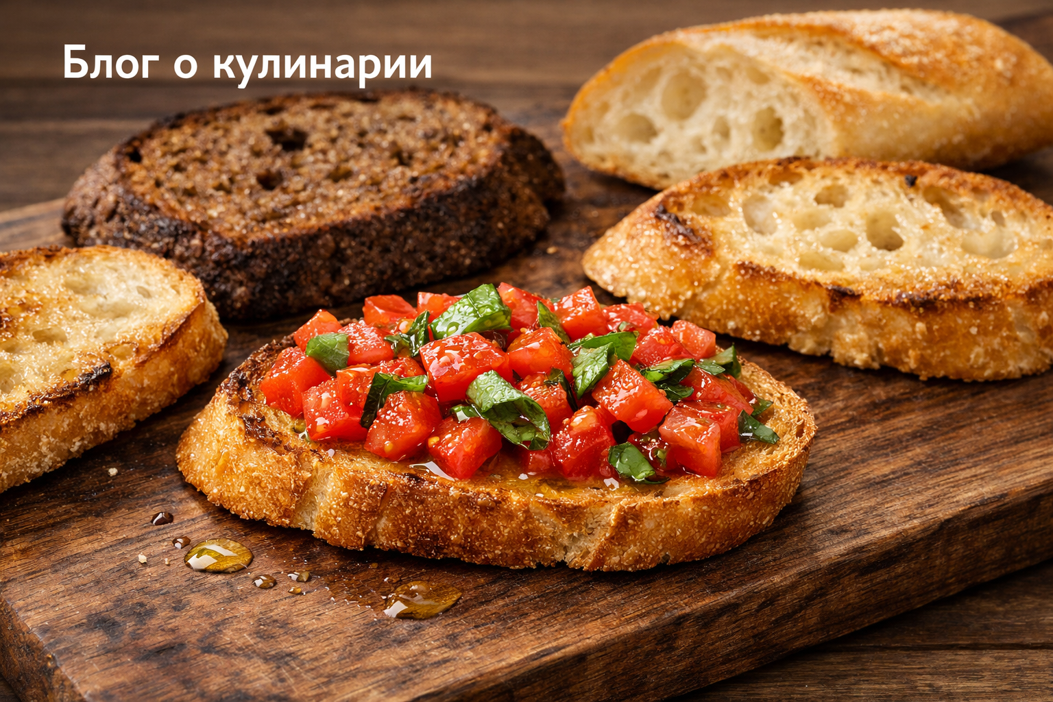 Виды хлеба для брускетты: какой выбрать в 2026?