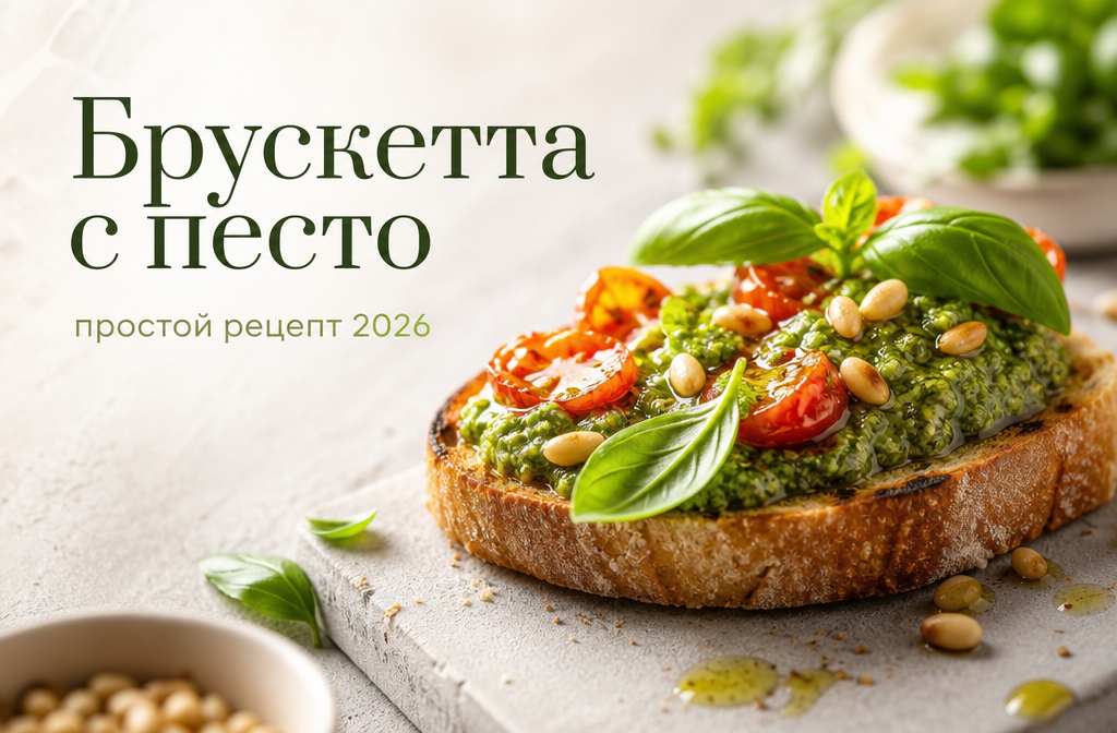 Брускетта с песто: идеальный рецепт простой закуски 2026