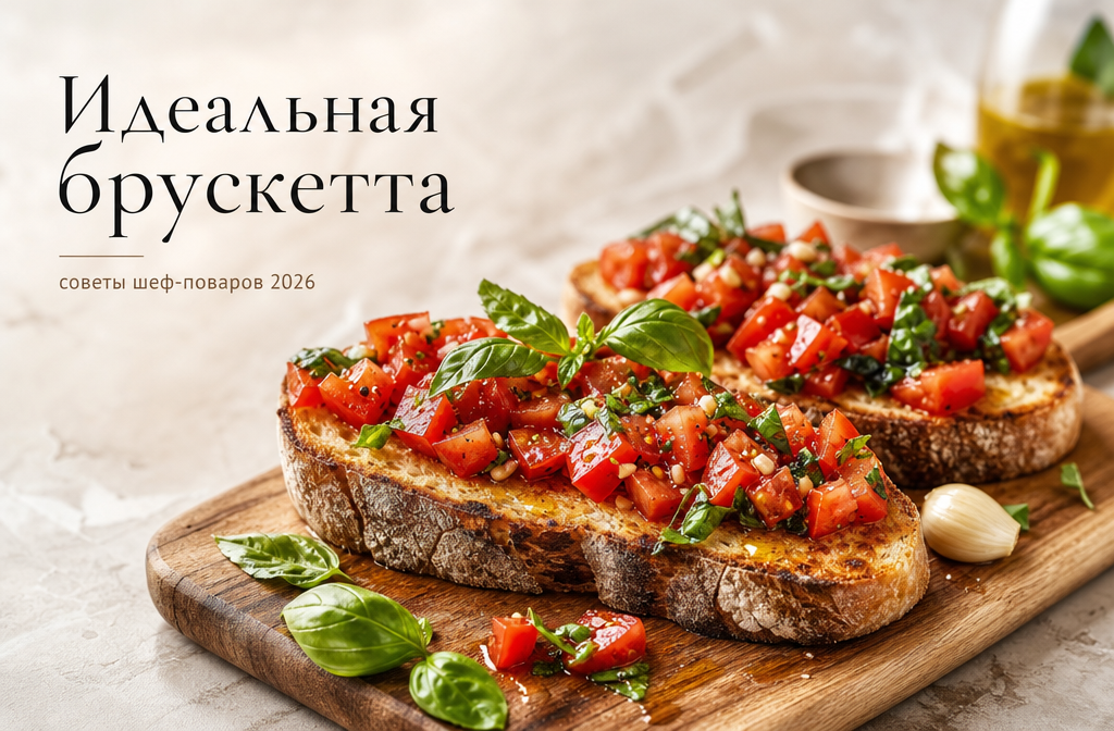 Идеальная брускетта: советы шеф-поваров 2026